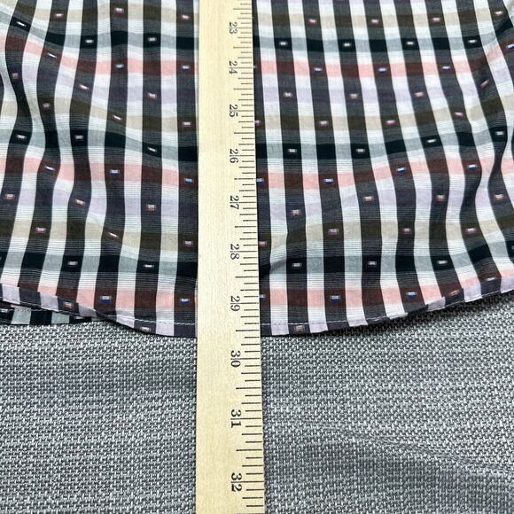 Tommy Bahama Shirt Mens Large Island Crafted Button Up Striped Flip Cuff - Picture 12 of 13